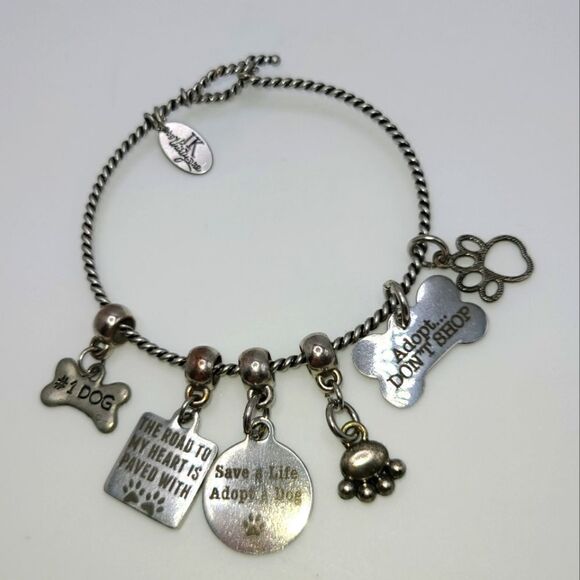 Jk by Thirty-one Charm Bracelet,  dog charms - Picture 5 of 5
